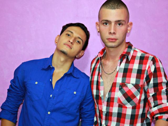 JERRYForJHONATAN - Live chat hard with a shaved private part Homo couple 
