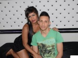 DouHardSexForU - Web cam exciting with a latin Trans couple 
