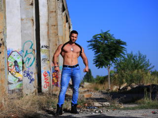 MarisMuscle - Webcam live exciting with a cocoa like hair Homosexuals 