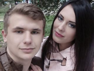 KinaAndMax - Cam hot with a so-so figure Female and male couple 