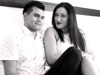MorganXSophia - Webcam porn with this average constitution Girl and boy couple 