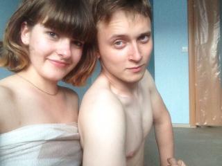 AmyandRobby - Chat xXx with this cocoa like hair Female and male couple 