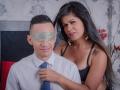 DouHardSexForU - Webcam hot with a shaved private part Transgender couple 