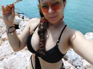 Live x with Nadinneexoti, a massive breast sandy hair shaved ...