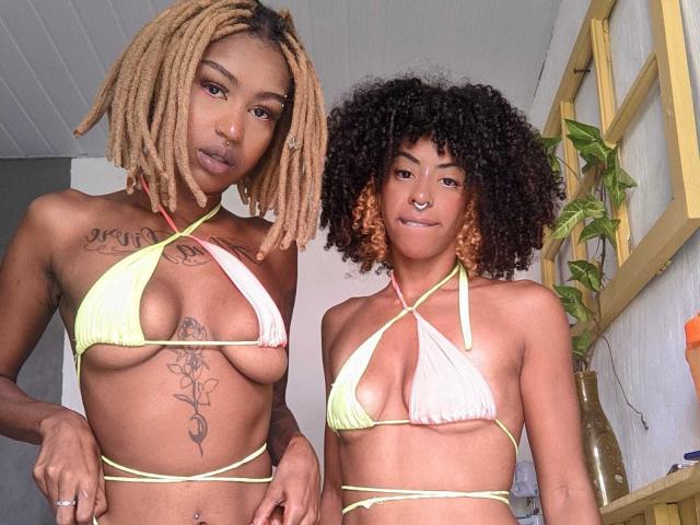 TwoBlackLesbiann - Sexe cam en vivo - 15562151
