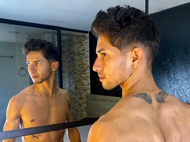 Digital illustration of a minimalist-style coat of arms with a bold, flat design. Centered, a stylized red and white shield. Simple, clean lines, no gradients or textures.