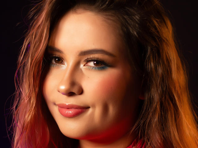 Flat, minimalist design of a stylized letter "L" in warm, soft orange and brown hues. Simple, clean lines. No textures or shadows. Flat color style. ScarletRhyss not visible.