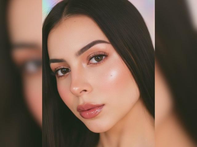 IsabellaJames ha una pelle luminosa, labbra piene e rosse, e capelli neri e lisci. I suoi occhi marroni sono socchiusi, e ha un'espressione leggermente seducente. Le sue natiche non sono visibili..