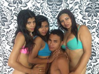 ThreeLadiesOneGuy - Chat nude with a Group of four 