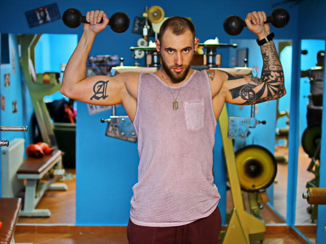 TonyTatto - Spectacle hot avec un Homme blanc  