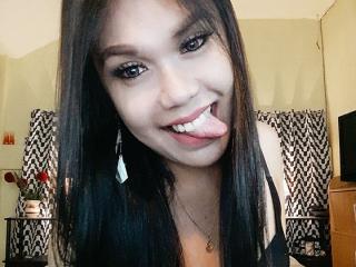AsianHotGoddess - Webcam live sex with this small hooter Shemale 