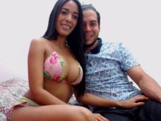 YourHotLatinCrush - chat online hot with a Female and male couple 