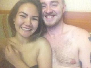 BeautyCouple - Webcam sexe avec ce Couple avec le sexe complètement rasé  