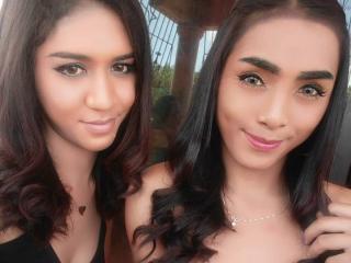 TwoPrincessOfSexx - Chat live nude with a trimmed sexual organ Trans couple 