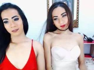 FashionSexDuo - Live cam hard avec ce Couple transsexuel à la chevelure noire sur le site Xlovecam 