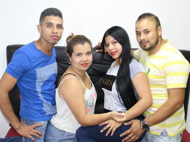 TwoGirlsBangTwoBoys - online show hard with this 4 way 