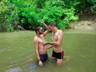 TommyForKarl - Chat hard with this shaved pubis Boys couple 