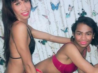 TWONAUGHTYCOUPLE4U - online show exciting with this Cross dressing couple 
