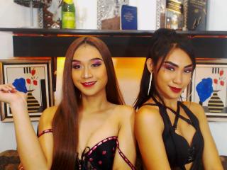 TwoSweetCumTs - Live cam sexy with this lanky Trans couple 