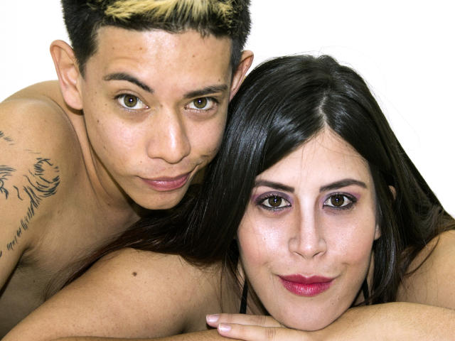 DahianaXJames - Live cam sex with this shaved sexual organ Girl and boy couple 