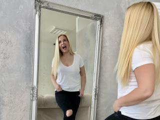 AdorableLena - Webcam x with this shaved intimate parts Young and sexy lady 