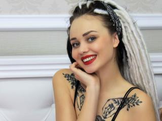 MollyElpis - Live cam porn with a chocolate like hair Young lady 