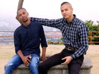 DusttinXDuke - chat online porn with this shaved private part Homosexual couple 