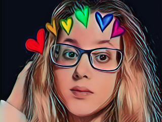 AliceXMay - Show live excitant avec une jeune canon french en chaleur d'une rousseur incroyable  