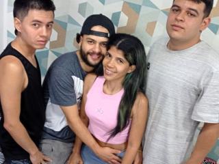 MarcelaAndBoysSexyGroup