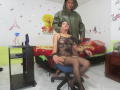 KratosAndVenus - Show nude with this charcoal hair Partner 